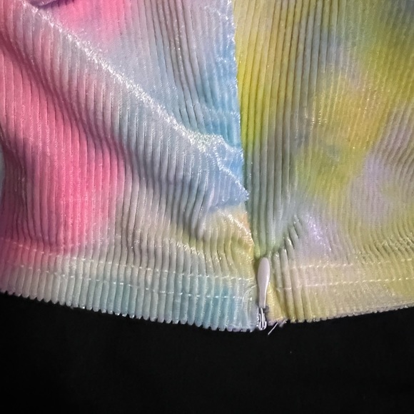 multi color tank top! never been worn! ribbed velvet - Picture 3 of 3
